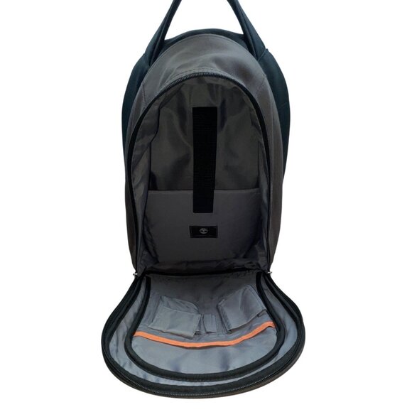 Timberland Capuccino & Orange Accents Jay Peaks Adjustable Straps Backpack Sz L - Picture 9 of 13